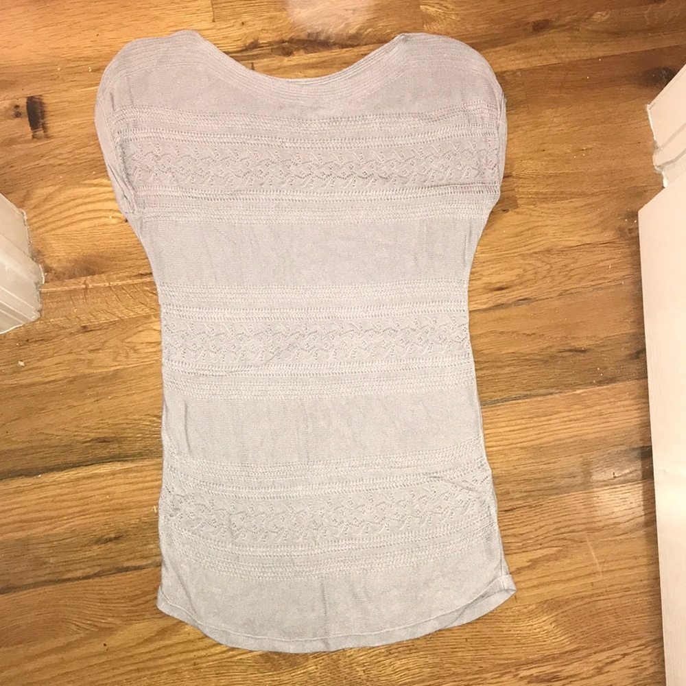 GAP Gray Crochet Shirt